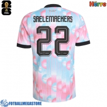 Fotballdrakt Herre Belgia Alexis Saelemaekers #22 Bortedrakt VM 2026 Kortermet